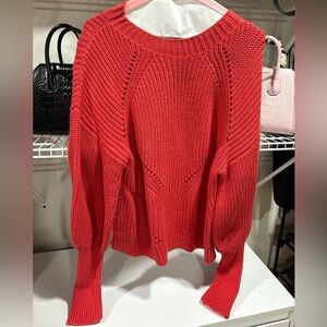 Joie Vibrant Orange Women's Sweater